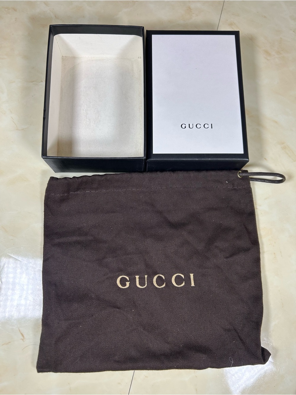 Gucci Box and Dust Bag